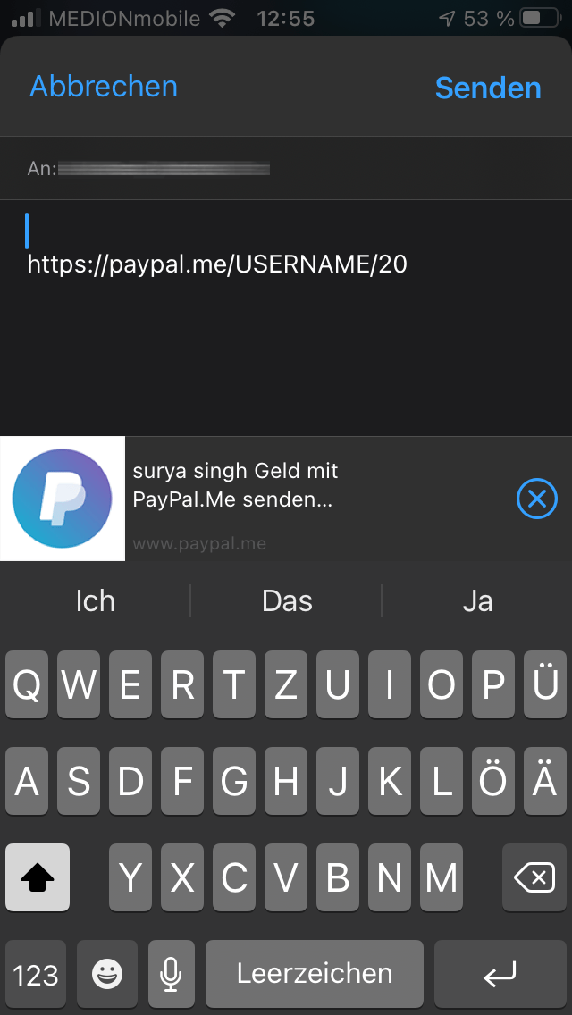 Paypal.me Link