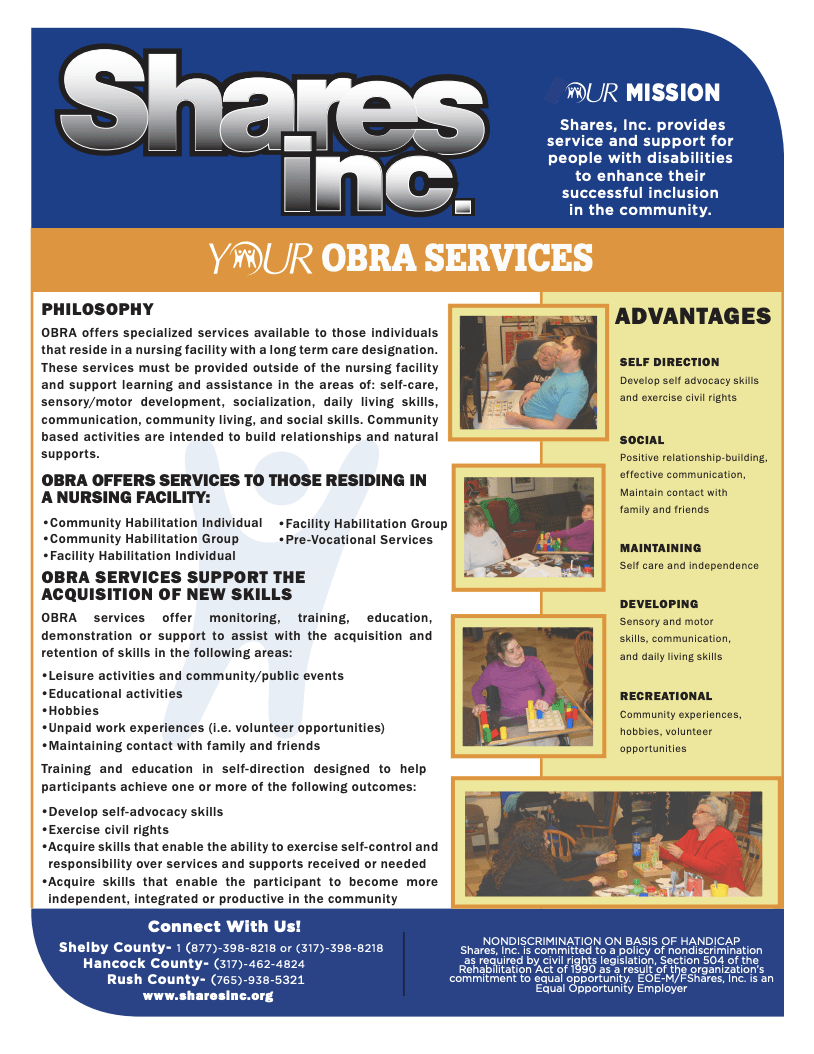 Adult Daily Living Skills Assistance Programs Shares, Inc.