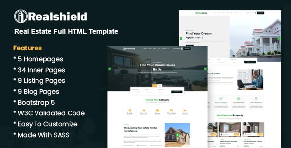 Realshield Real Estate Full HTML Template Realshield Real Estate Full HTML Template