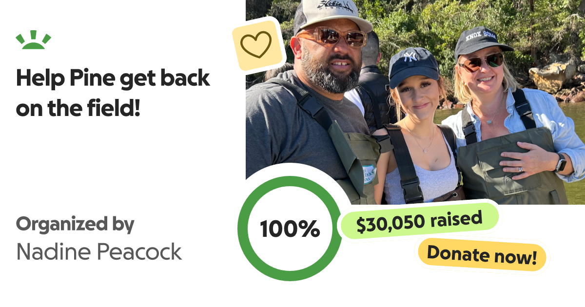 Fundraiser by Nadine Peacock Help Pine get back on the field!