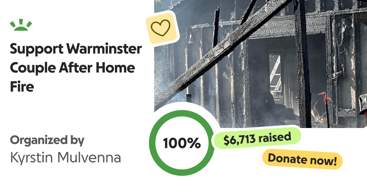 Fundraiser by Kyrstin Mulvenna Support Warminster Couple After Home Fire