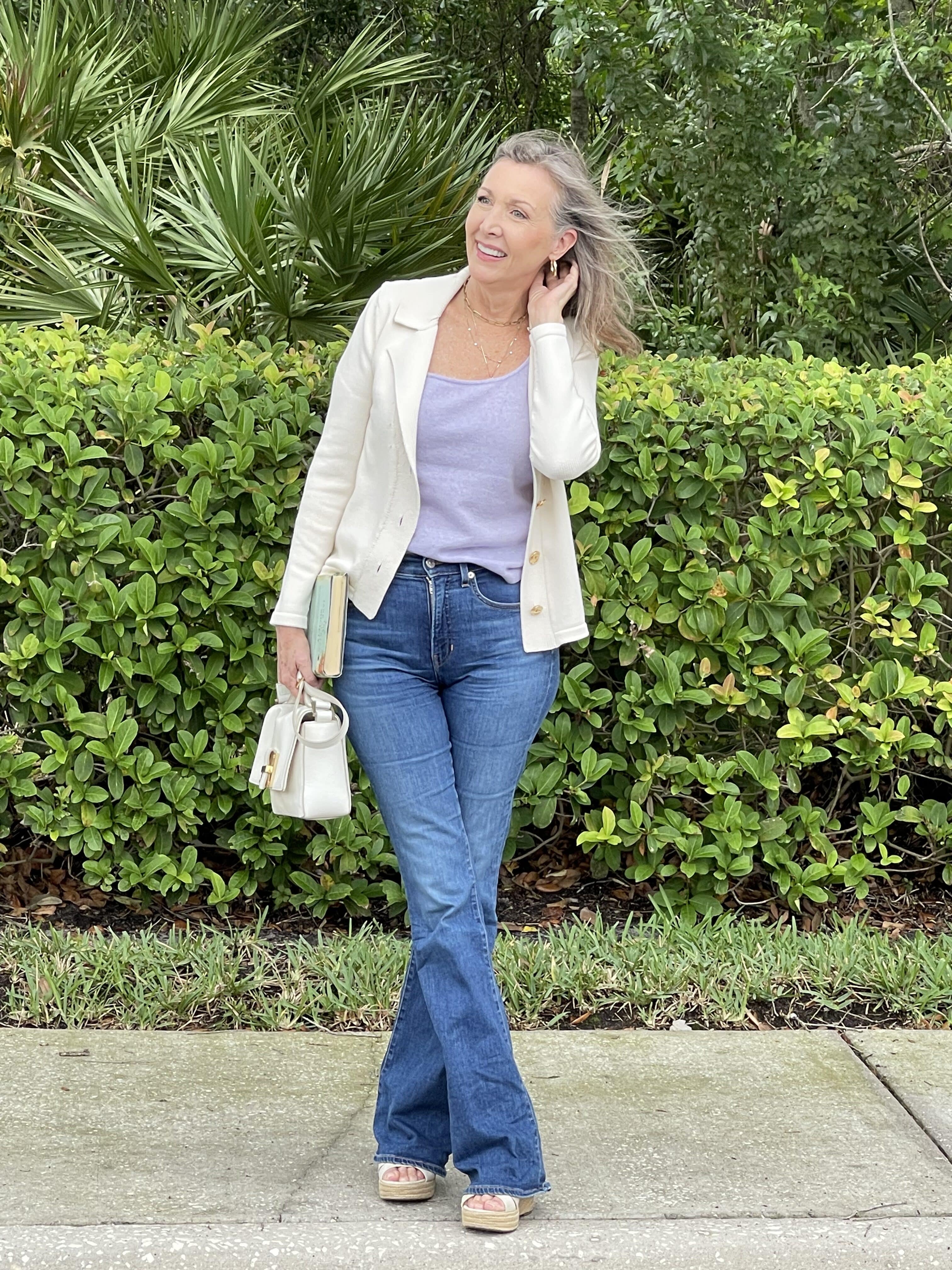 Style Guide How to Wear Flare Jeans for Women Over 50 Nina Anders