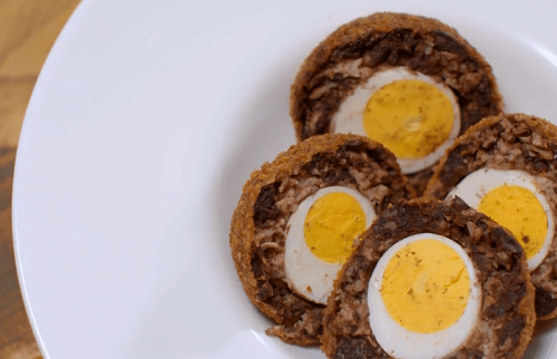 Roberts's Manchester scotch eggs on the Hairy Bikers Chicken and Egg
