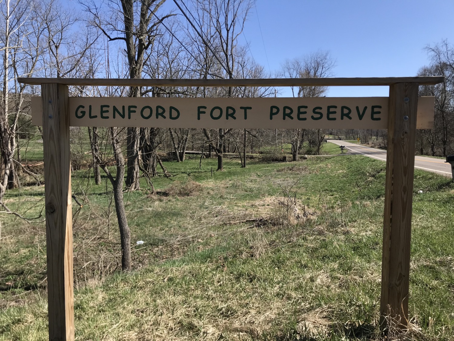 Glenford Fort Preserve, Perry County, Ohio Sharing Horizons