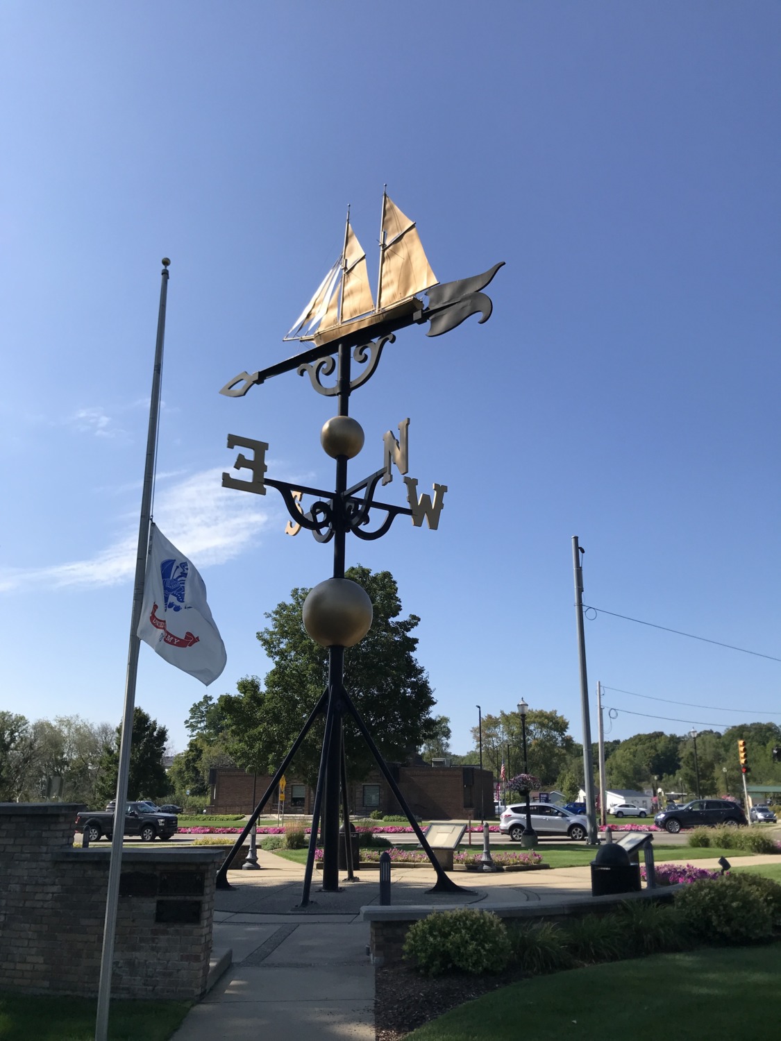 World's Largest Weathervane in Montague, Michigan Sharing Horizons