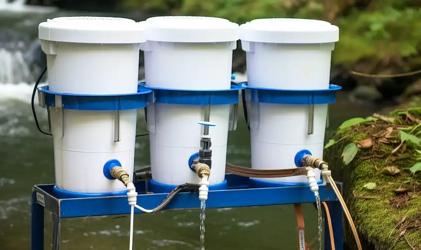 How to Make a 3Bucket Bio Water Filter sharingideas.me