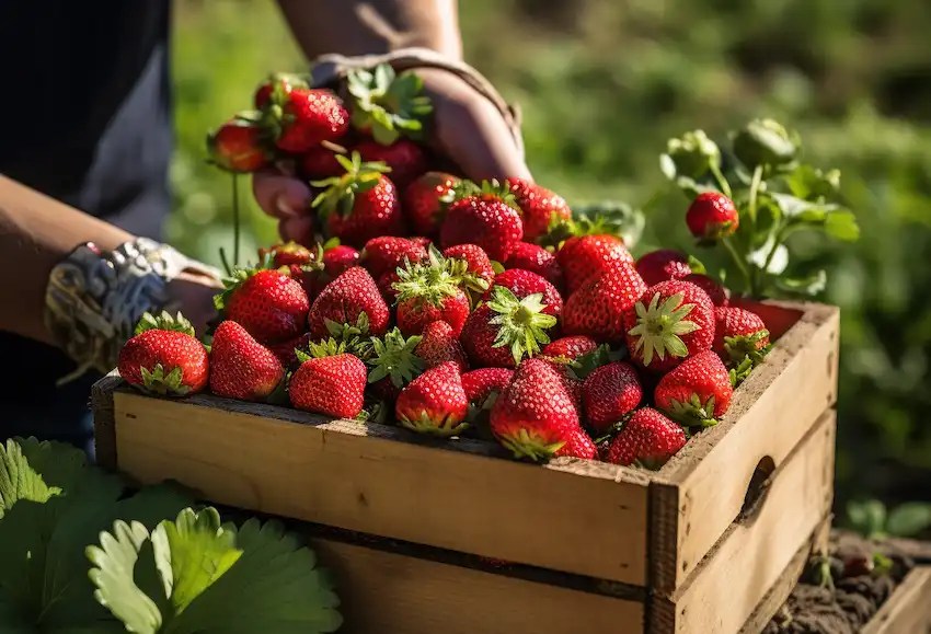 How to Grow Strawberries in a Vertical Straw Tower SpaceEfficient and