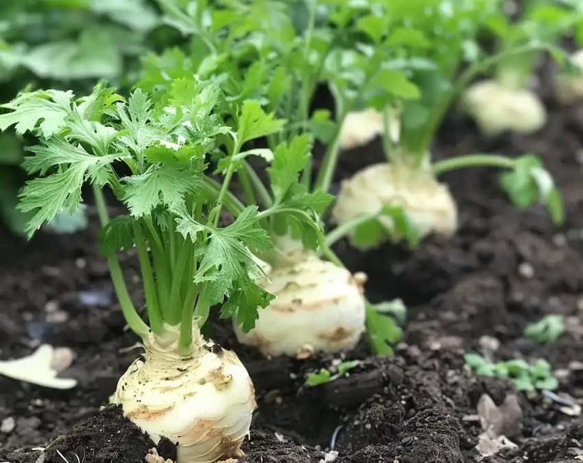 Cómo Cultivar Celeriac (Celery Root) en Casa (En Contenedores o Jardín) Consejos Jardineria