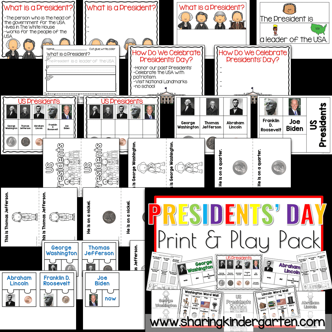 Presidents' Day - Sharing Kindergarten
