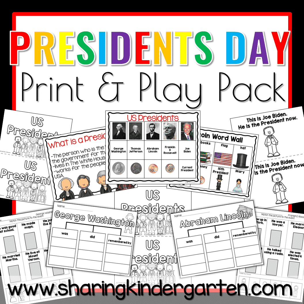 Presidents' Day - Sharing Kindergarten