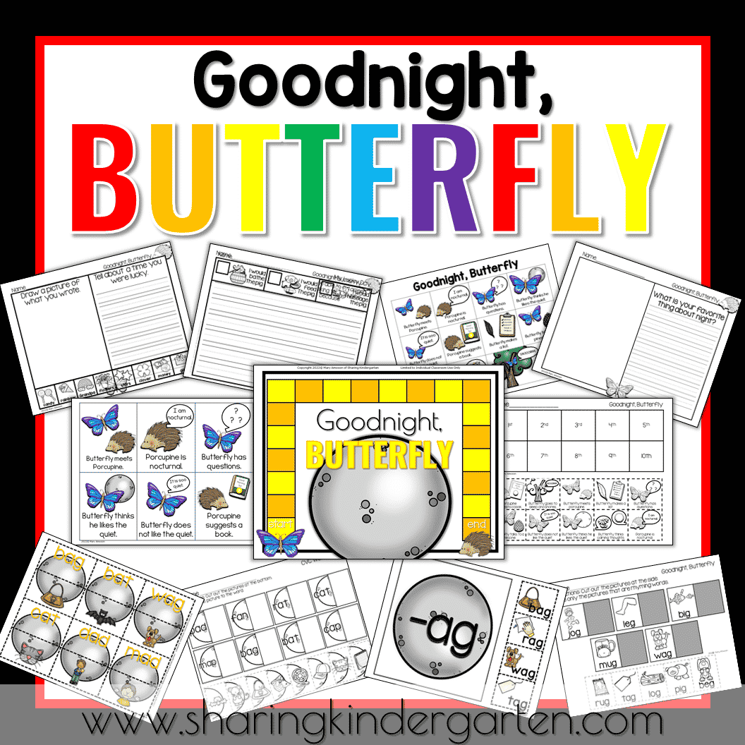 Goodnight Butterfly Sharing Kindergarten