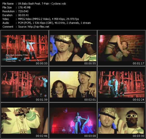 Baby Bash Videos. Download Baby Bash Feat. TPain Music Video Cyclone