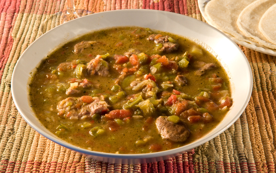 Recipe Green Chile Stew Adrienne DeGuere Sotheby's Santa Fe