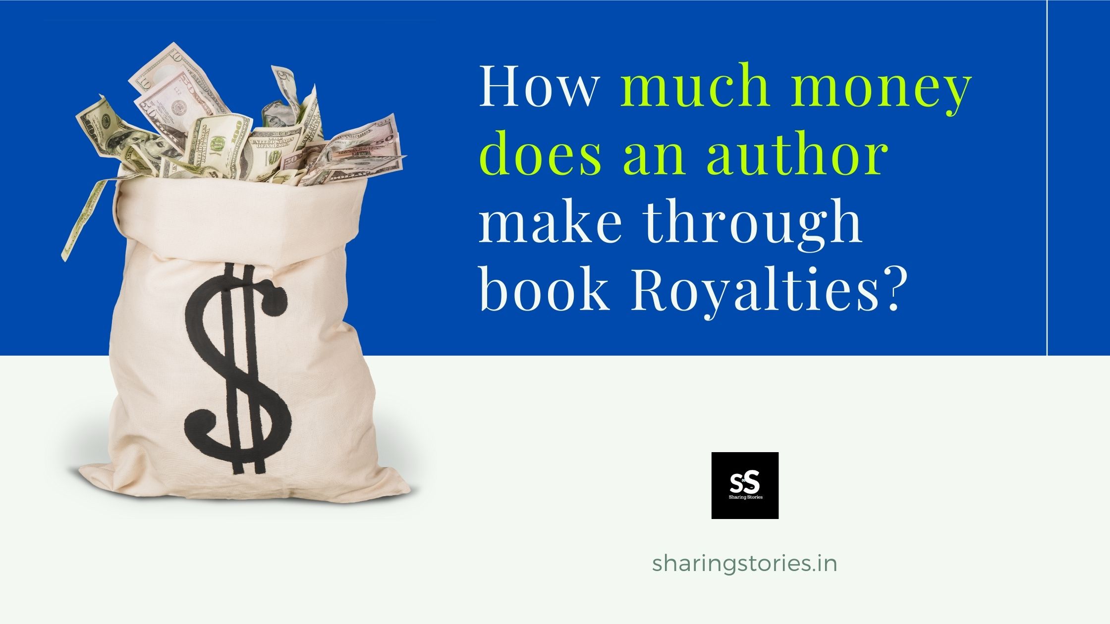 How much Money does an author make in India through Book Royalties