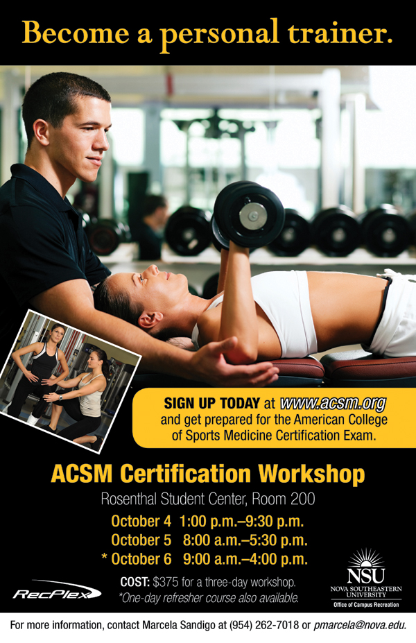 a Personal Trainer NSU SharkFINS