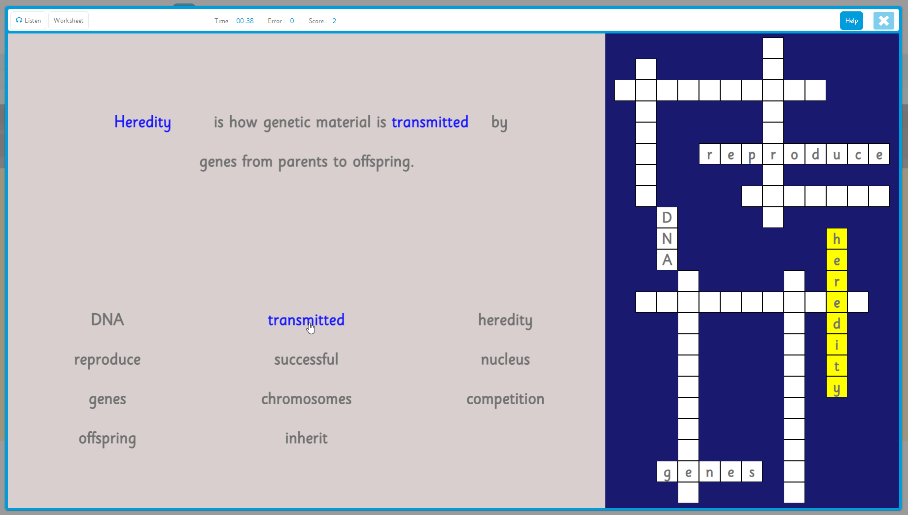 Secondary school subject lists NEW!