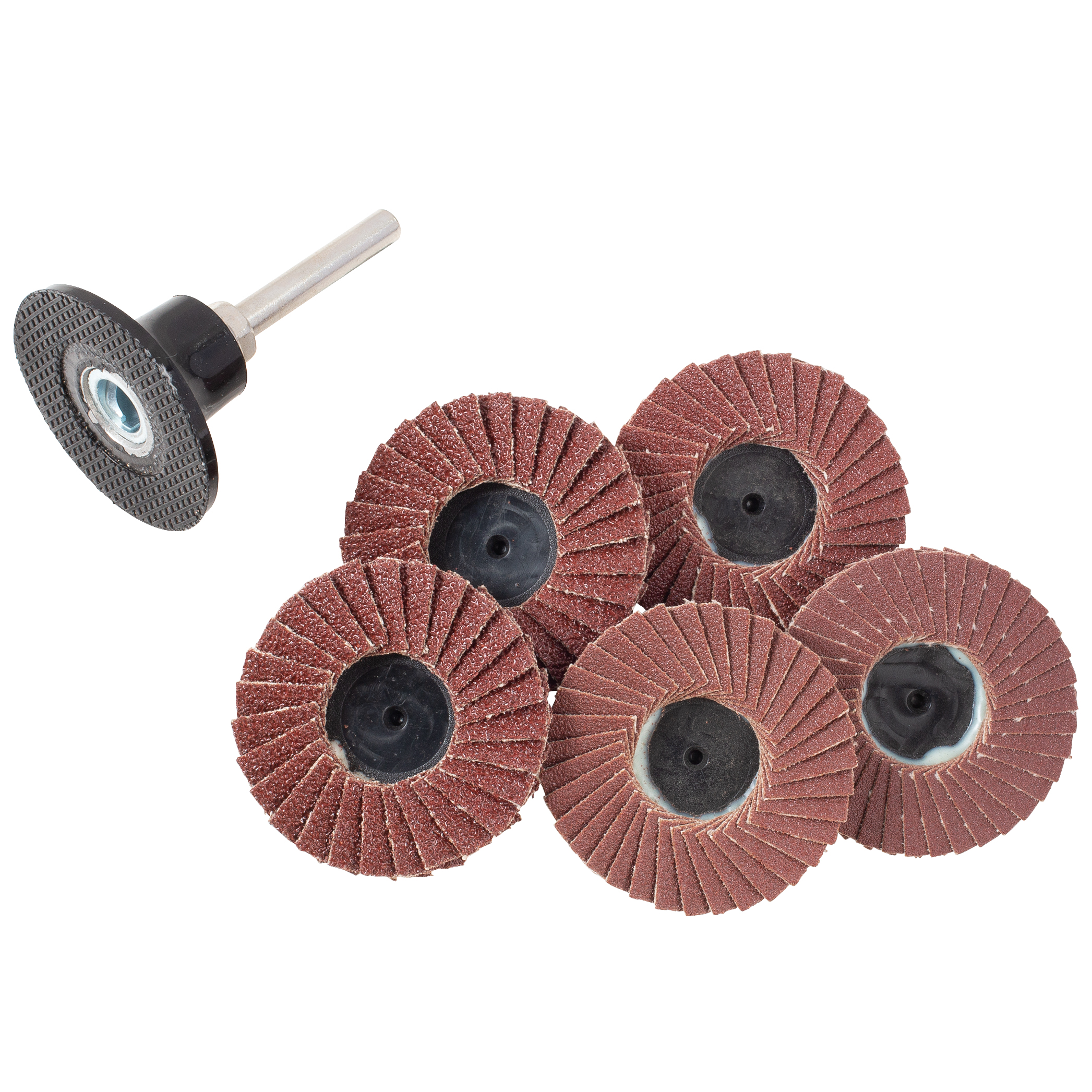 5 PC Mini Flap Disc Kit 2" with Holder Shark Industries