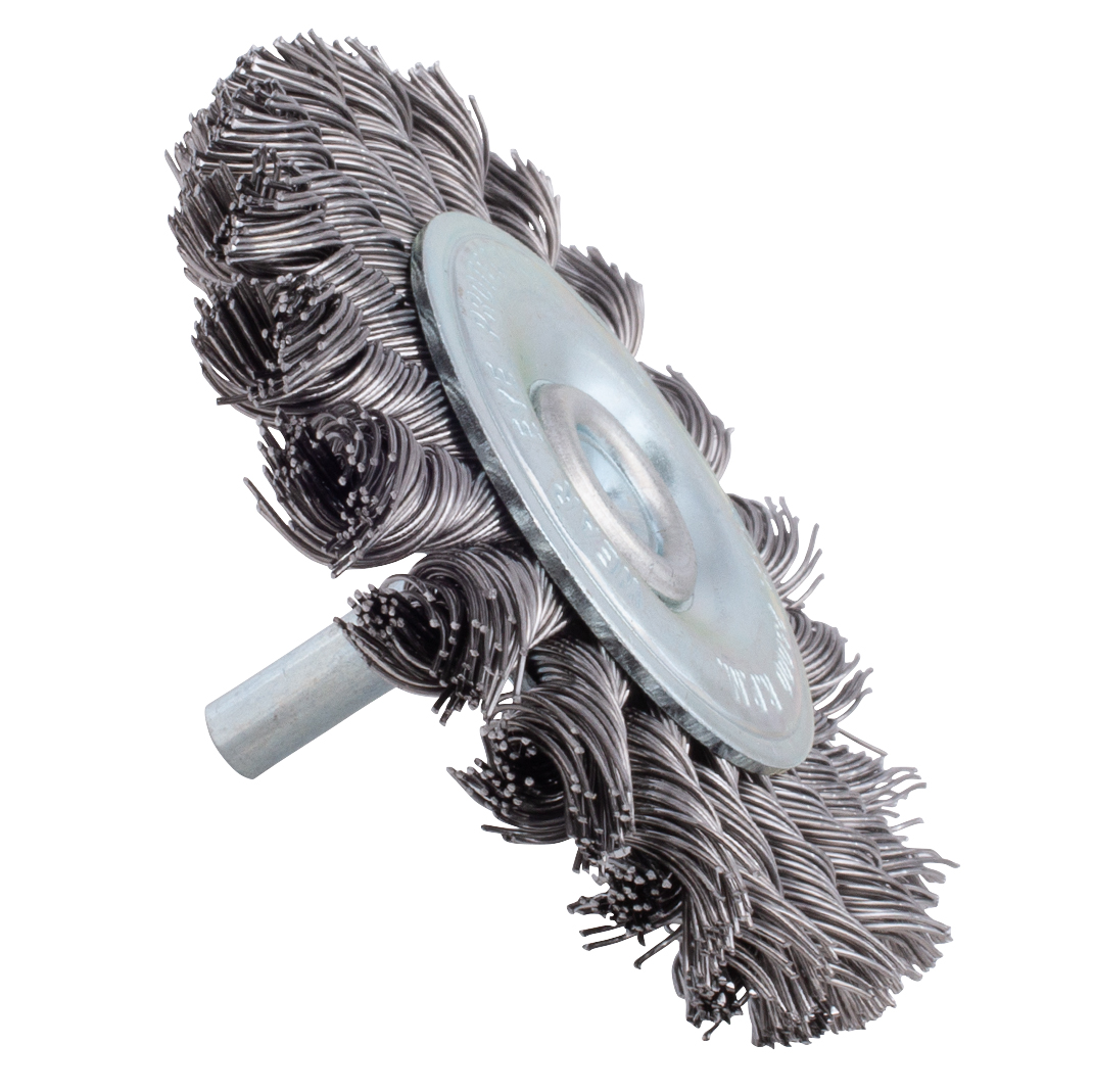 3 1/4'' Mounted Knot Power Brush Shark Industries