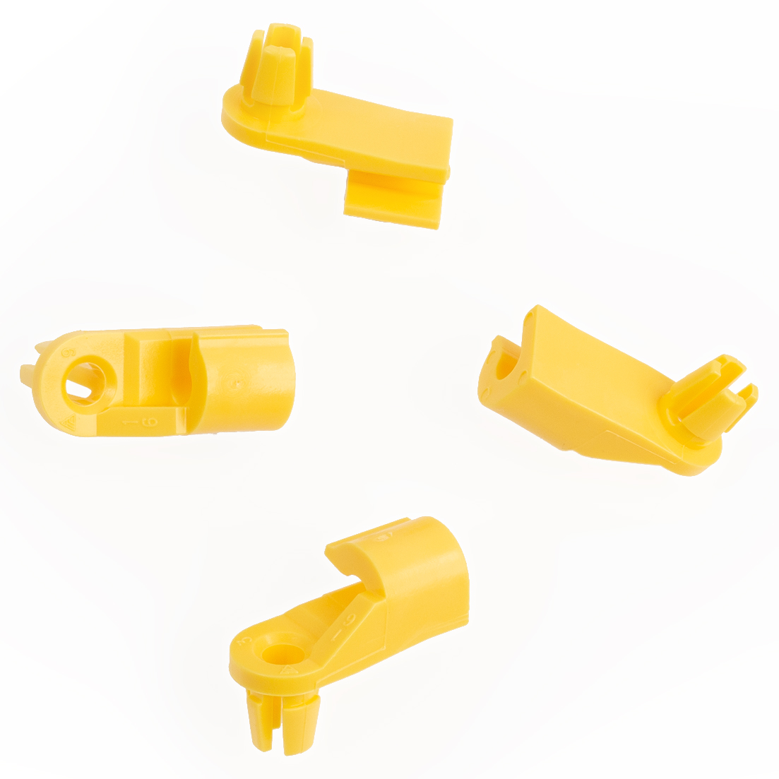 Door Lock Rod Clip Yellow Ford E6AZ5421952A 25 Pk. Shark Industries