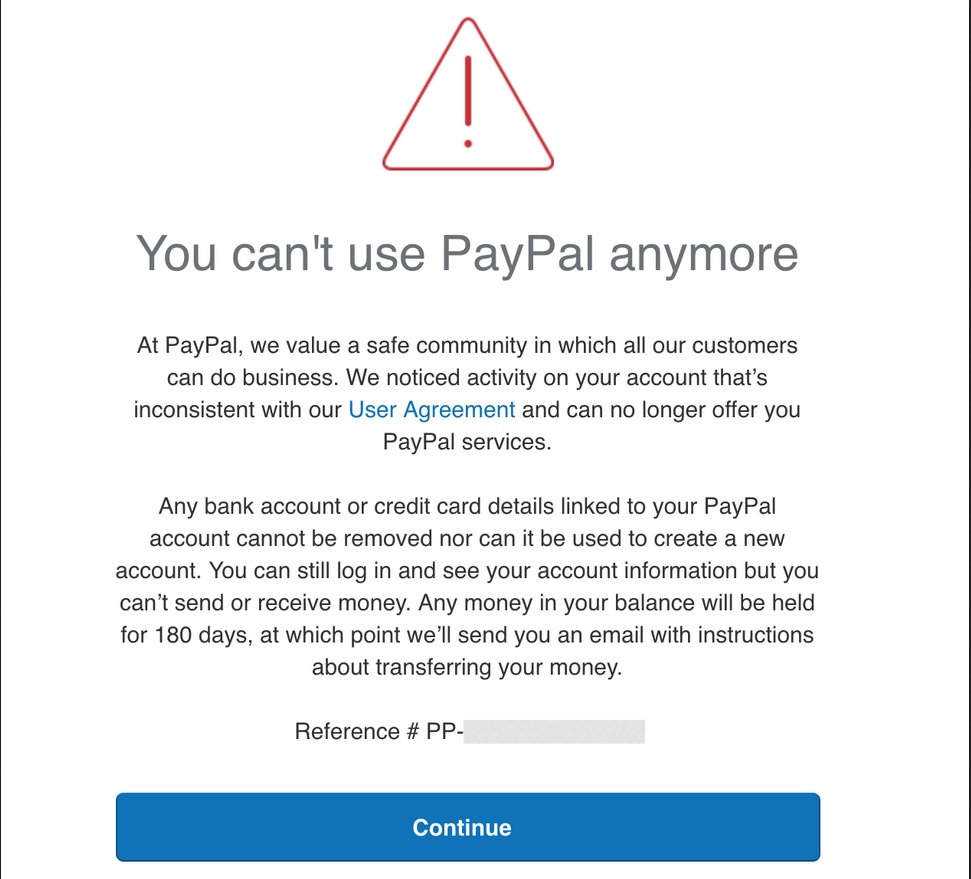 Why Does PayPal Freeze Accounts