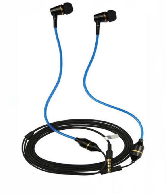 NEW SARSK Headset Blue Tube Stereo Radiation Free EMF Protection Head