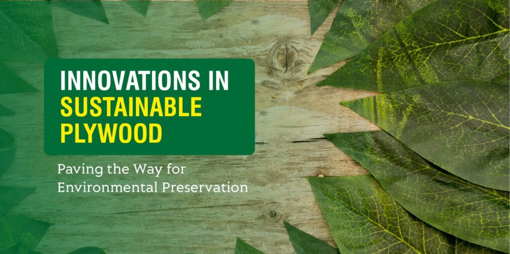 Innovations in Sustainable Plywood for Environmental Preservation