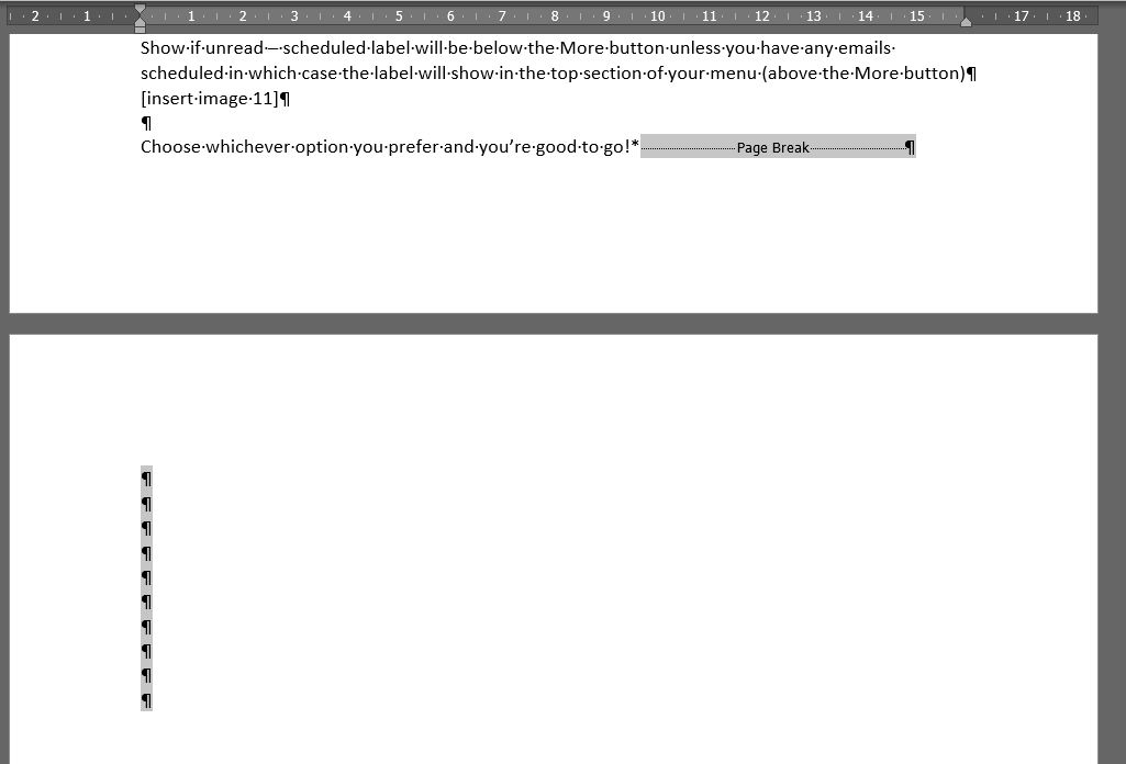 How to delete a page in Word Sharon's Tutorials
