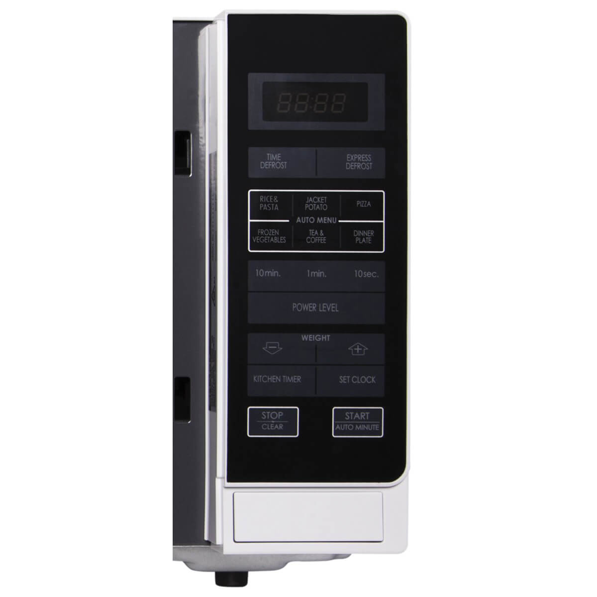 R210DW 20L Compact Microwave White Sharp Electronics