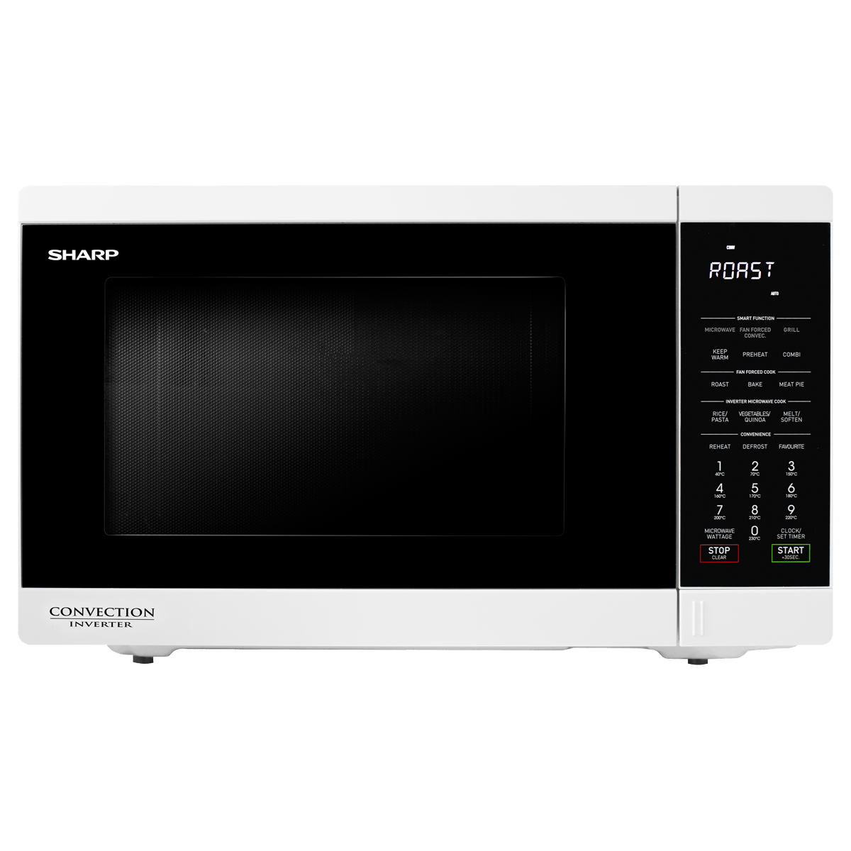 R890EW 32L Inverter Convection Microwave White Sharp Electronics