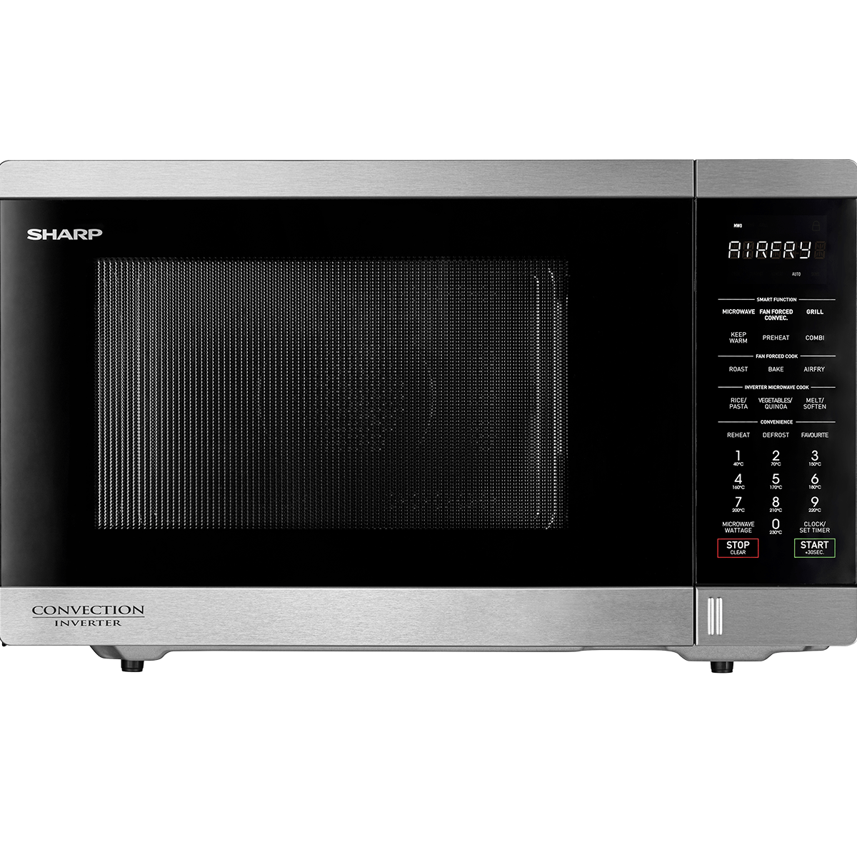 R321CAFST 32L Inverter with Convection & Airfry Microwave Stainless