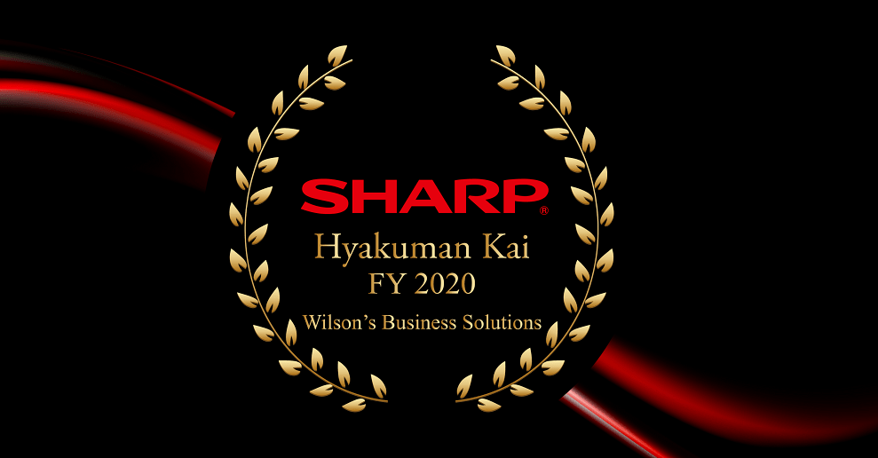 Sharp Electronics of Canada has recognized Wilson’s Business Solutions