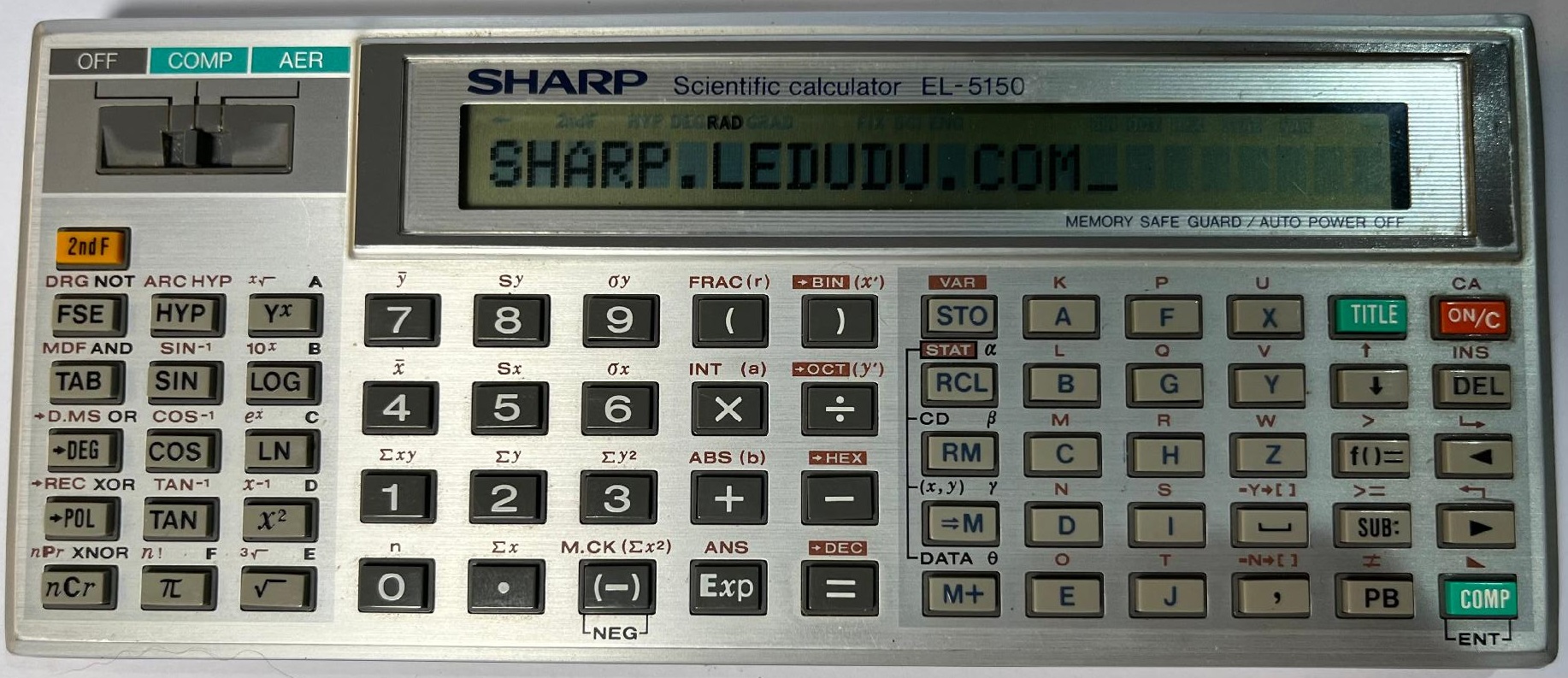 SHARP - SHARP EL-5150 - - SHARP SHARP EL5150 - Sharp.ledudu.com - Sharp