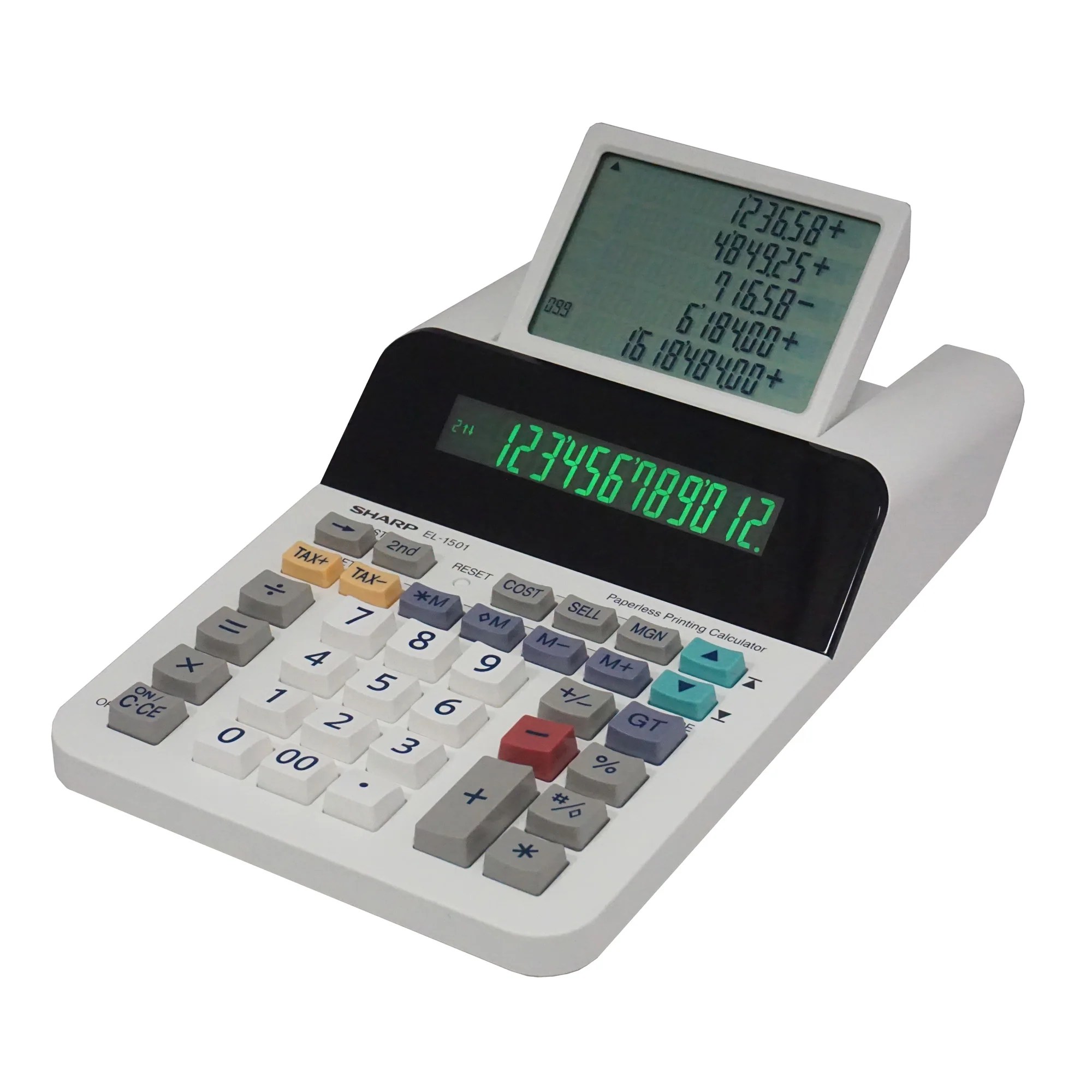 12 Digit Compact Paperless Printing Calculator (EL1501) sharpcalculators
