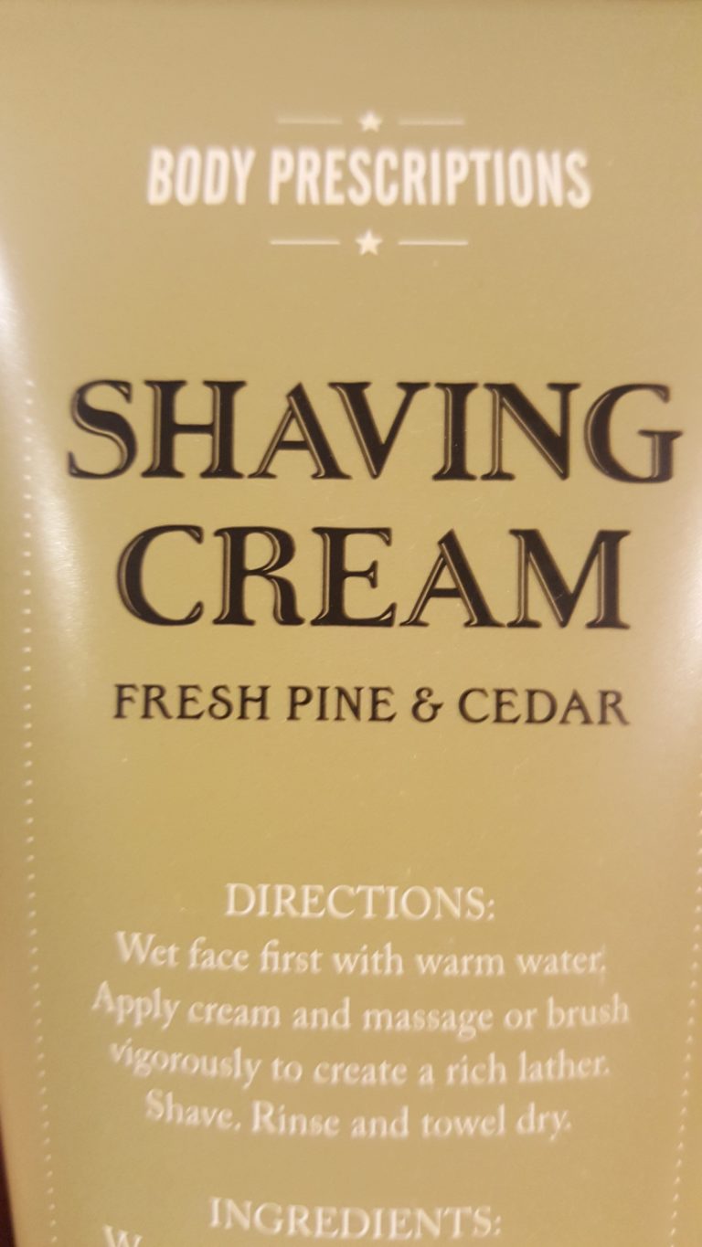 Body Prescriptions Shaving Cream Review Sharpologist
