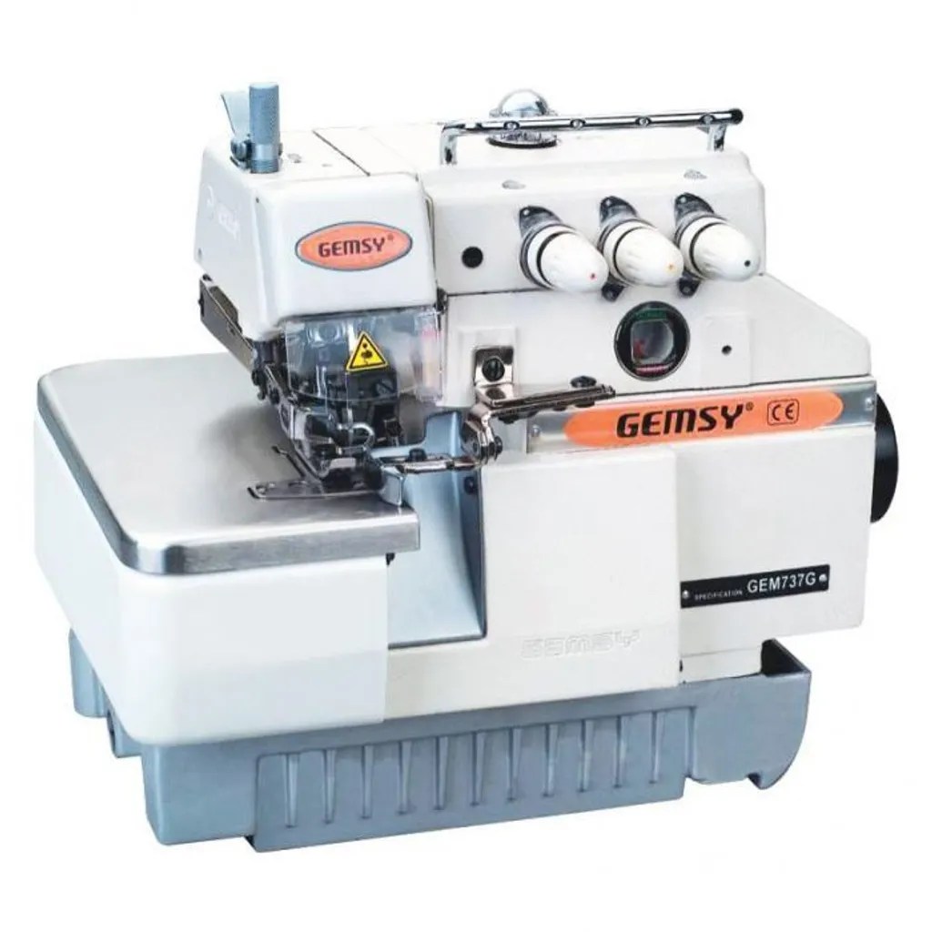 SGGEMSY SG747F 3Thread Industrial Overlock Knitting Sewing Machine