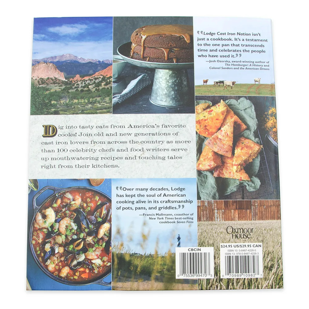 Lodge CBCIN "Cast Iron Nation" Great American Cooking from Coast to