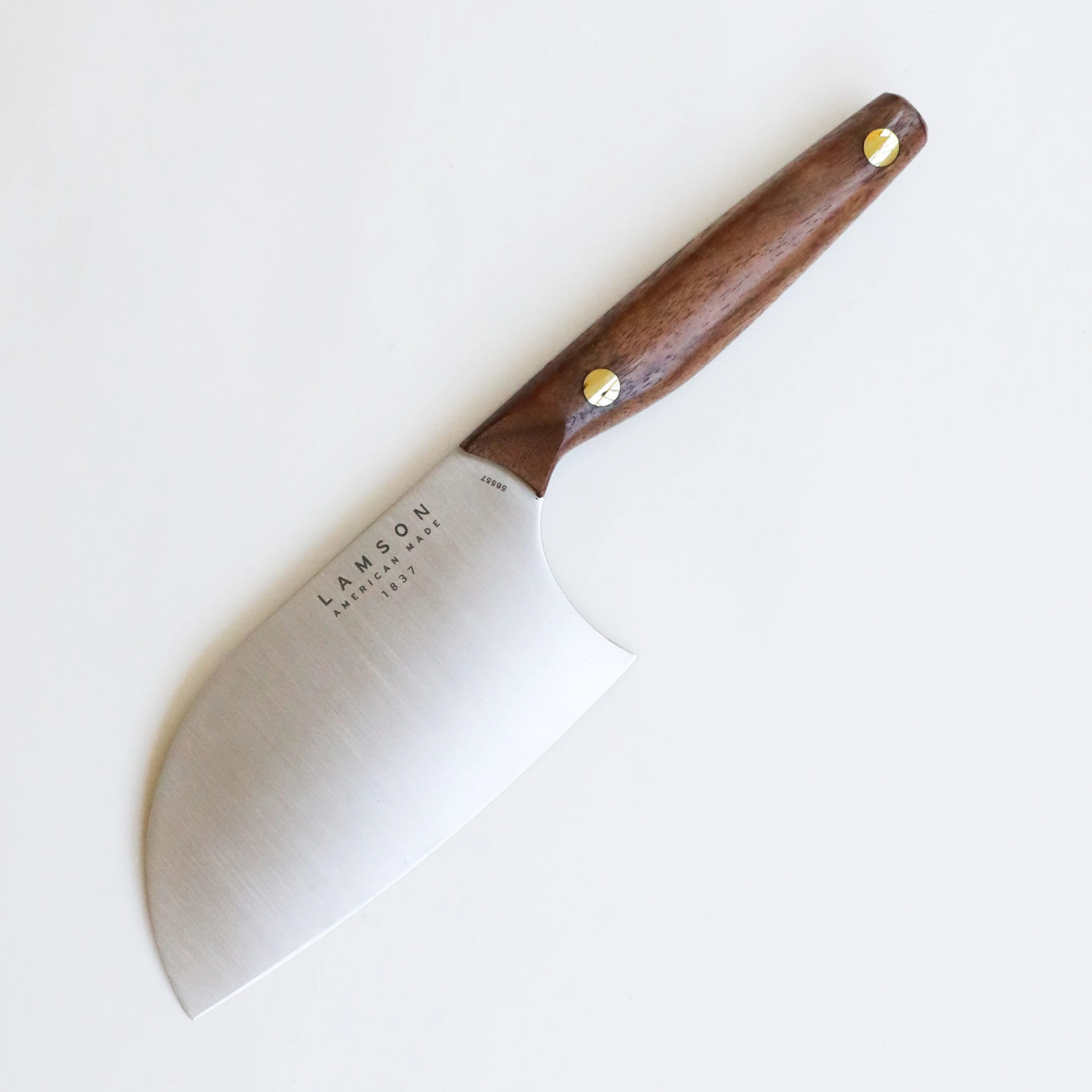 Lamson 56557 6" Sall Vintage Chinese Santoku Cleaver Walnut