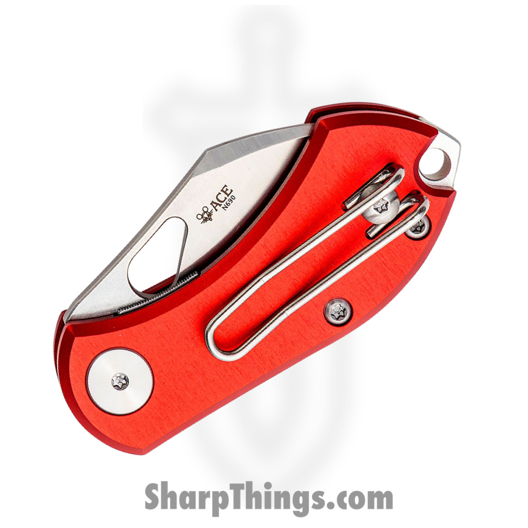 GiantMouse NIBBLERALURED Ace Nibbler Satin Finish Folder Knife