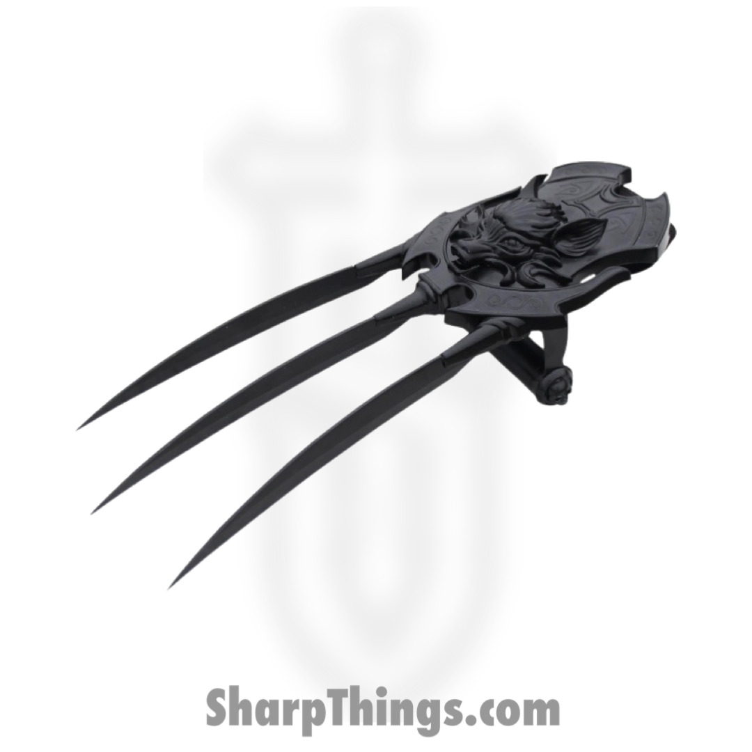 Razor Tactical RT6003 15" Polyresin and Metal Hand Claw Fixed Blade Knife Metal Black