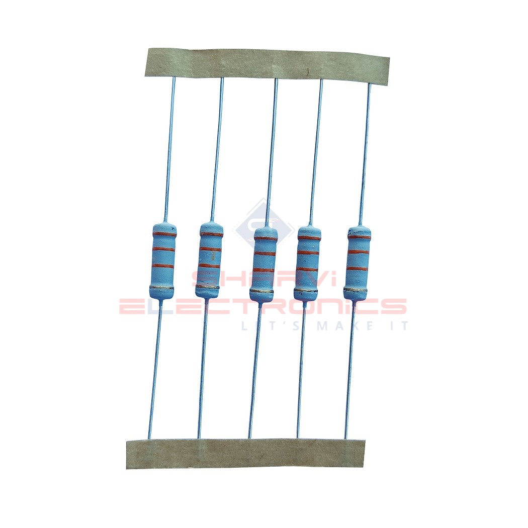 47K Ohm 1 Watt Carbon Film Resistor 5 Tolerance Sharvielectronics