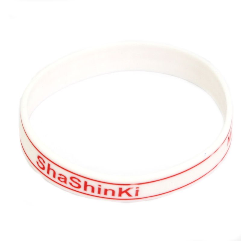 Ducame ShaShinKi WHITE Silicon Rubber Lens Band / Lens Bracelet / Flash