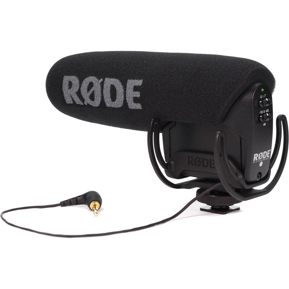 Rode VideoMic Pro with Rycote Lyre Shockmount Microphone
