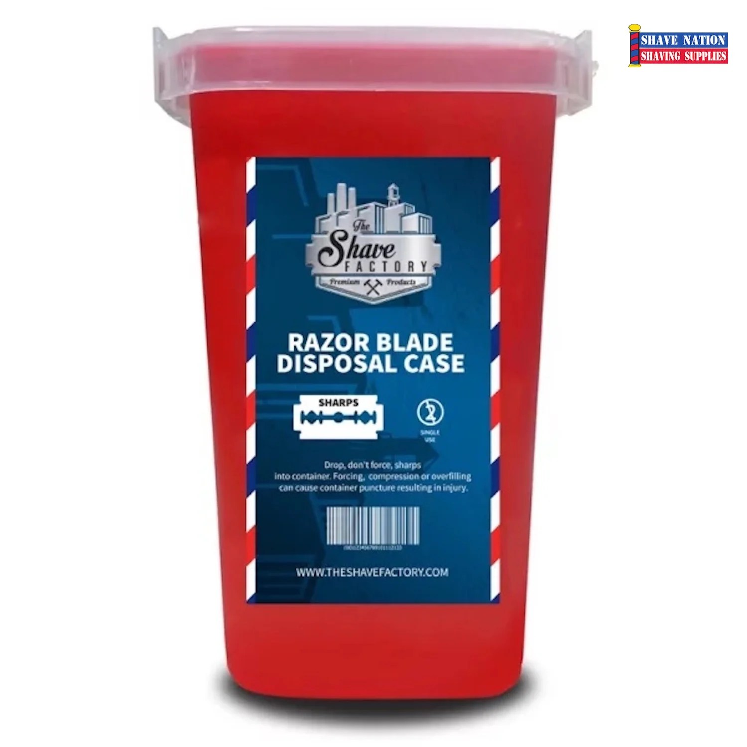 Large Razor Blade Disposal Case Shave Nation Shaving Supplies®