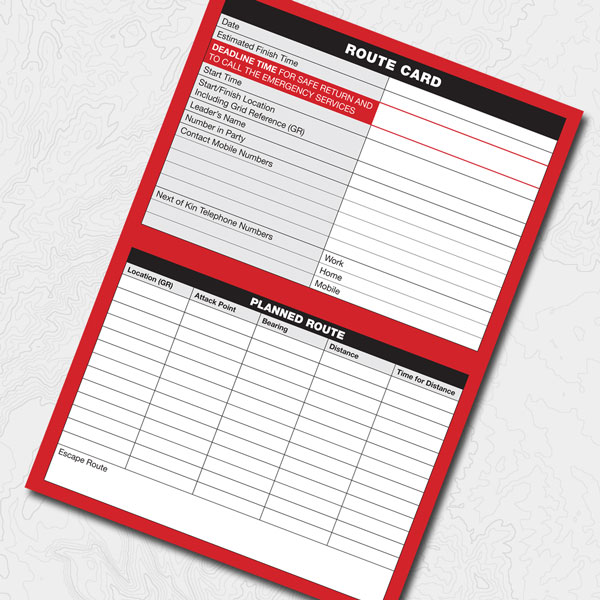 Safe Return Card Pack of 5 Safety & Survival, UNS Kit