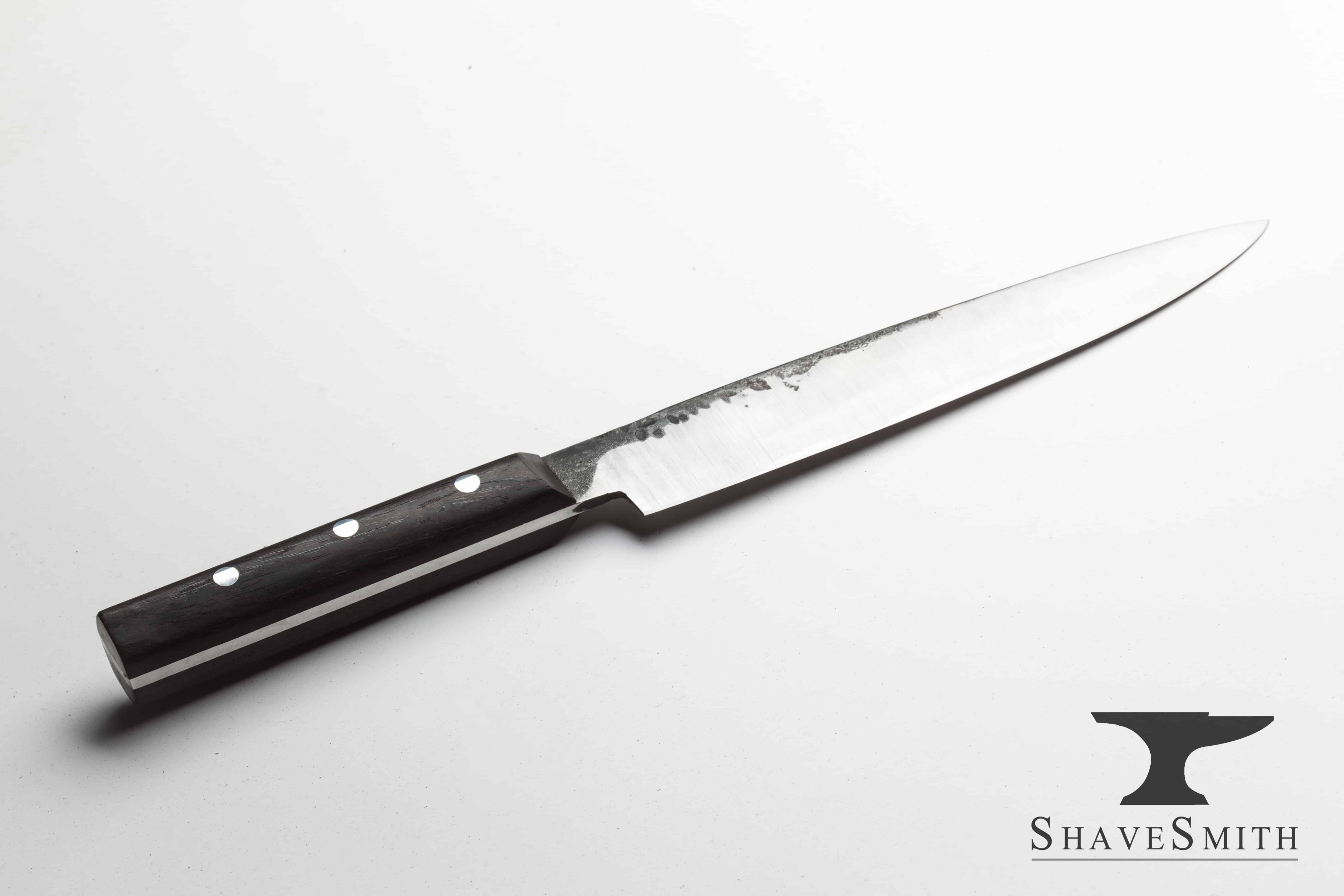 A brief Trip , Kitchen Knife with African Blackwood ShaveSmith