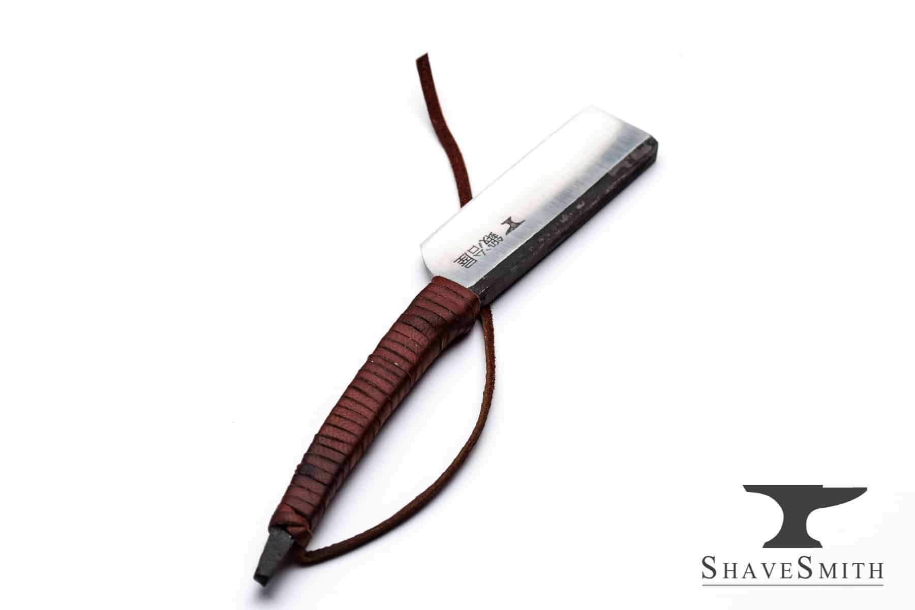 Kamisori Razor Curved Handle Japanese Straight Razor Kit ShaveSmith