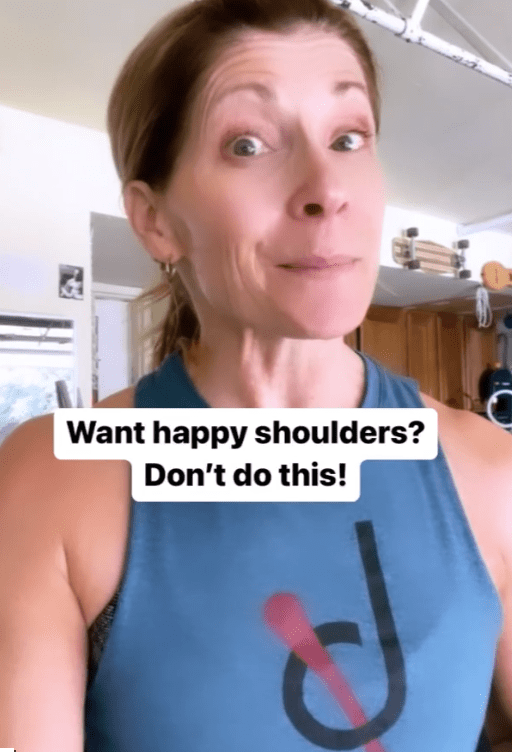Stop! You're Doing It Wrong Save Your Shoulders Shawna K