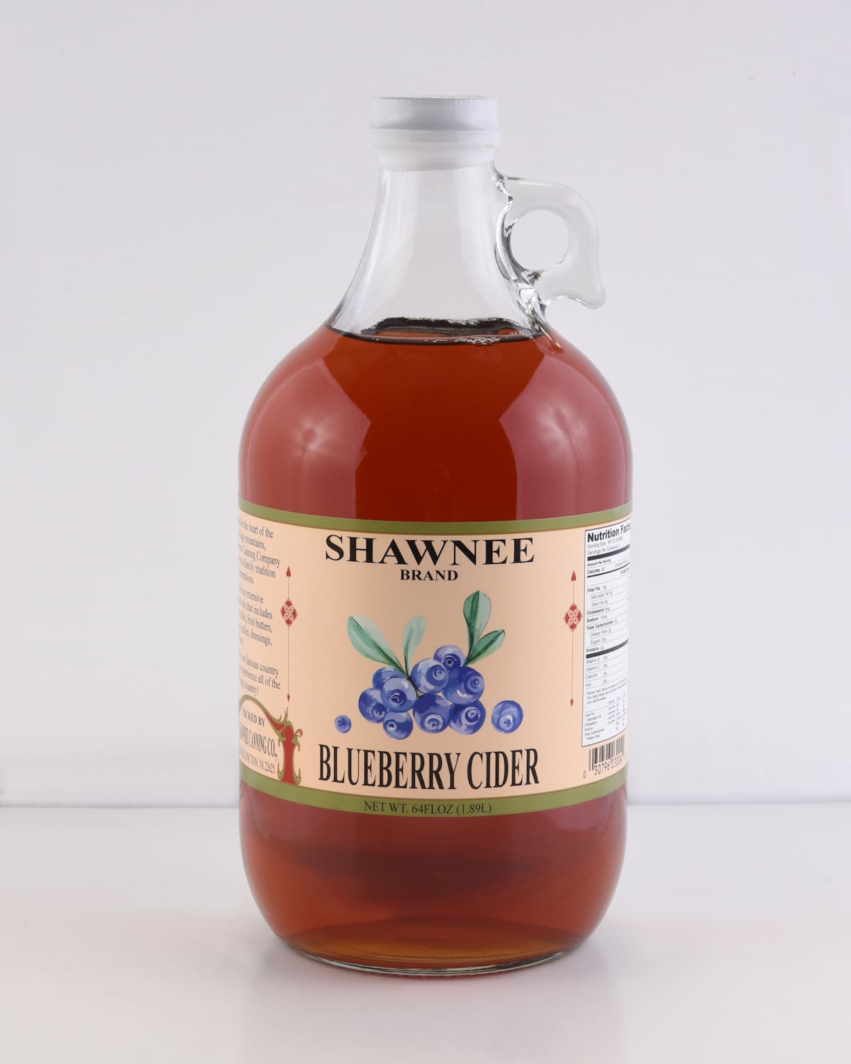 Blueberry Cider Half Gallon Shawnee Canning Company