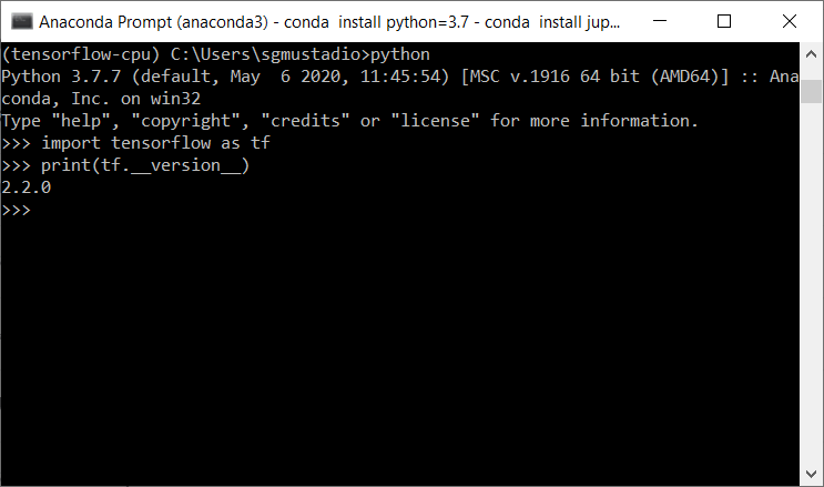 How to Install TensorFlow on Windows Shawn Hymel