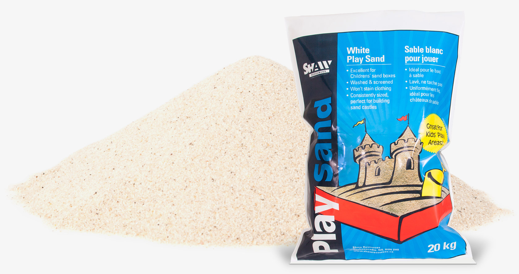 White Play Sand In Eastern Canada Shaw Resources